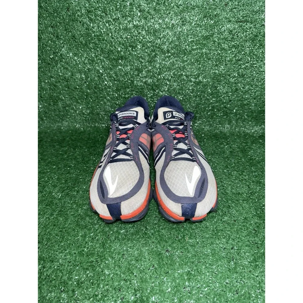Brooks PureConnect‎ 3 Women's Size 11 Grey Blue Red Running Shoes Race Sneakers